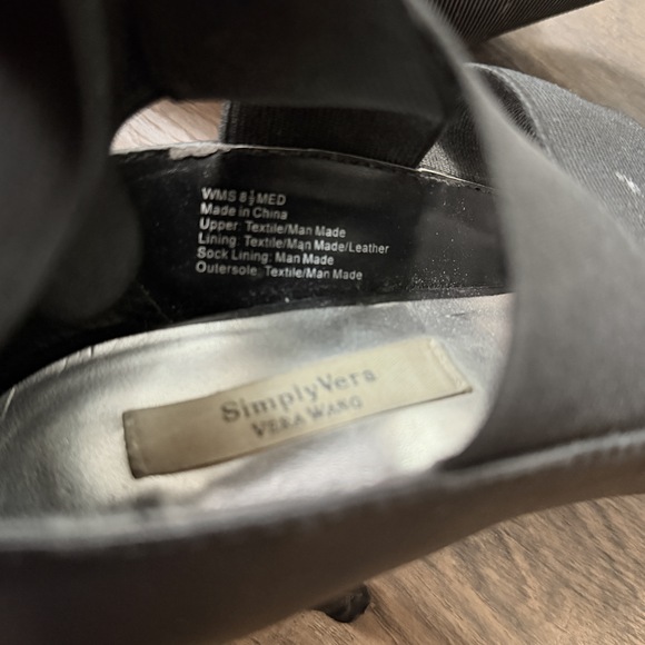 8.5 Casual black heels casual black sandal ankle heels bandage gladiator heels - Picture 8 of 8